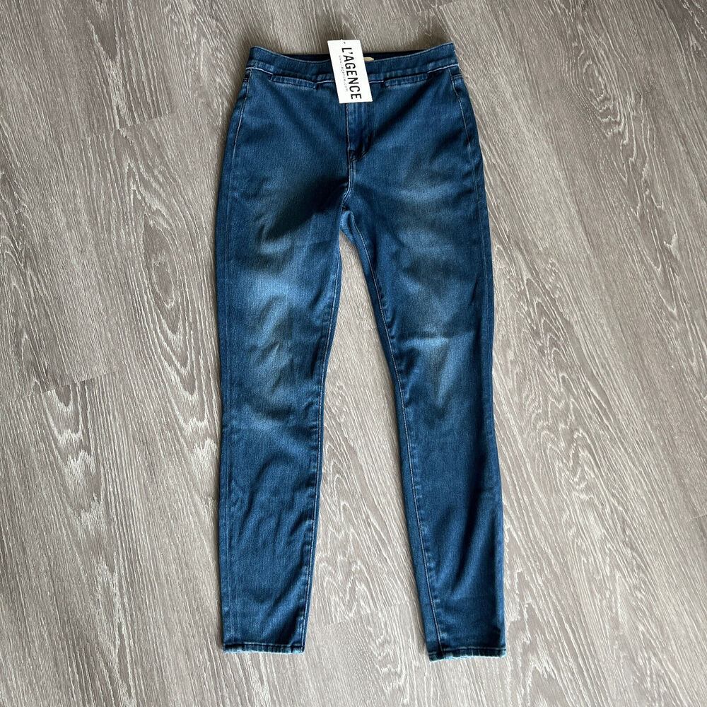L'Agence Denim Jeggings Jeans Womens Size 25 Blue Skinny